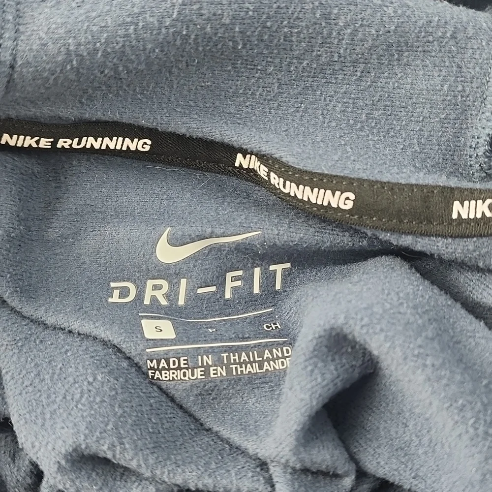 Nike Dri Fit Hooded Long Sleeve Shirt Running Small - Picture 6 of 9